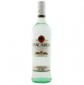 Bacardi White Rum Bottle