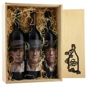 Matsu Triple Bottle Wood Gift Pack