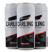Carling Lager Cans 4pack Price Marked £5.25