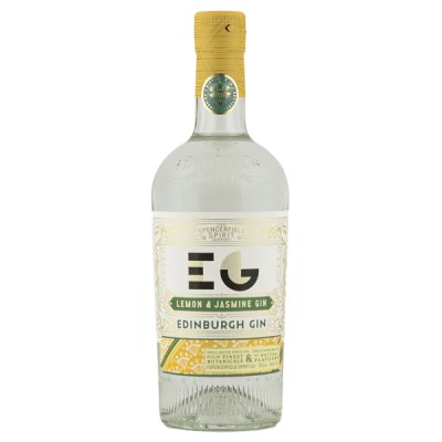 Edinburgh Lemon and Jasmine Gin Bottle