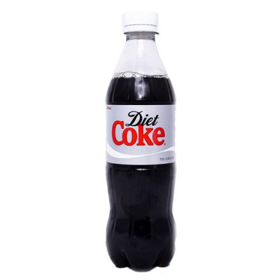 500ml Diet Coke Contour Plastic Bottle
