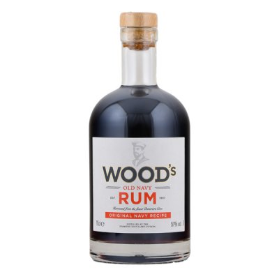 Woods Old Navy Rum Bottle