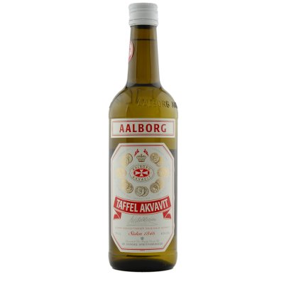 Aalborg Aquavit Taffel Danish Schnapps Bottle