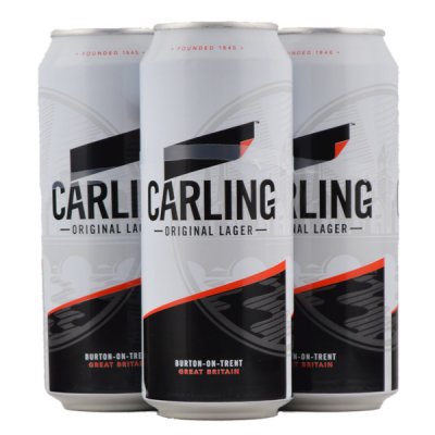 Carling Lager Cans 4pack Price Marked 5.99