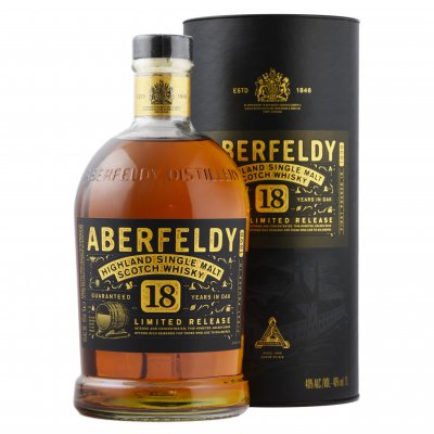 Aberfeldy 18 Year Old Malt Whisky Bottle