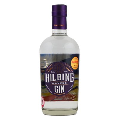 Hilbing Malbec Gin Bottle