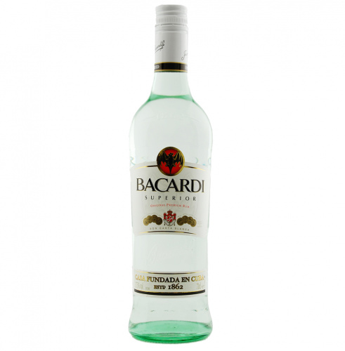 Bacardi White Rum Bottle P/M 17.99