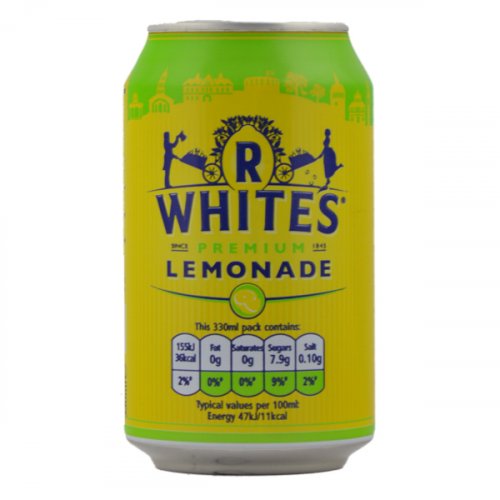 Lemonade 330ml R Whites Premium Cans