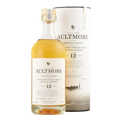 Aultmore 12 Year Old Malt Whisky Bottle